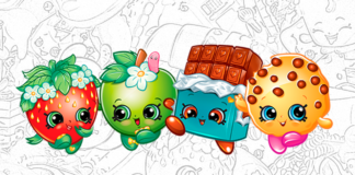 shopkins para colorir