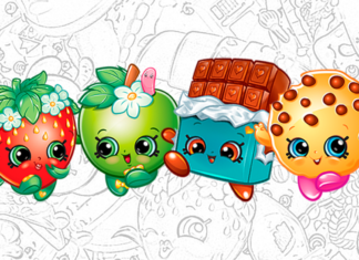 shopkins para colorir