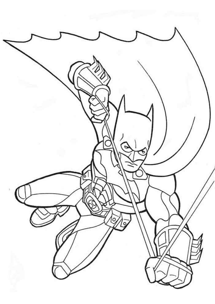 super herois para colorir batman pintar