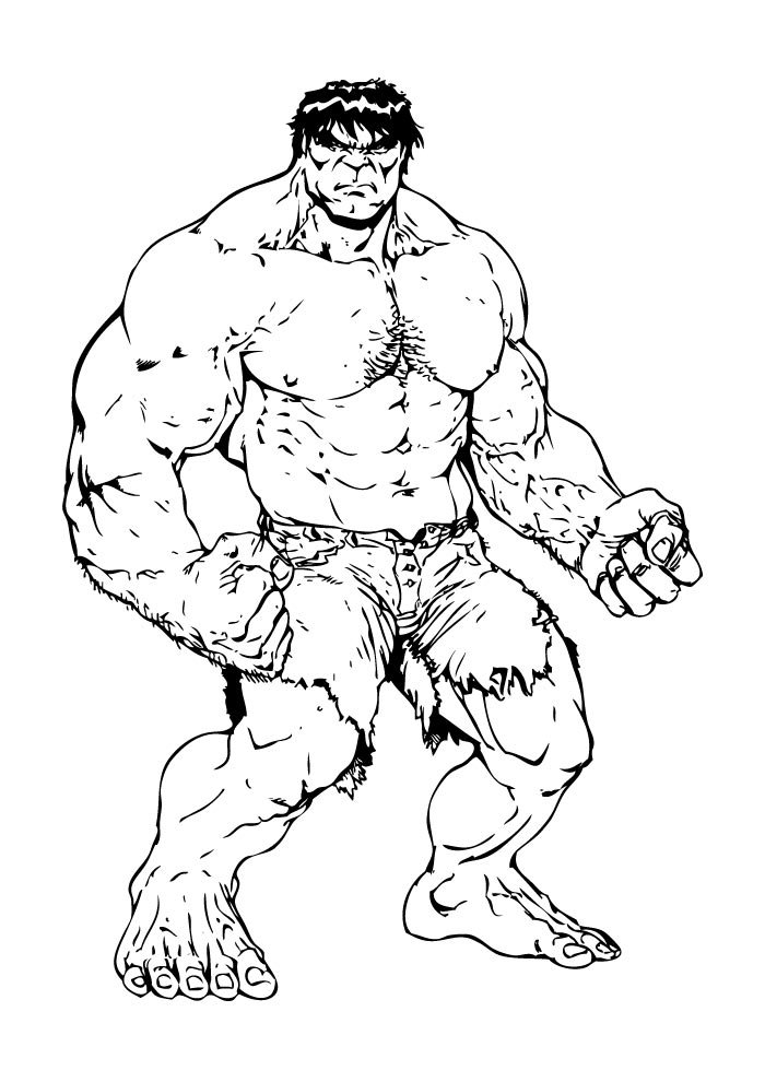 super herois para colorir hulk corpo inteiro