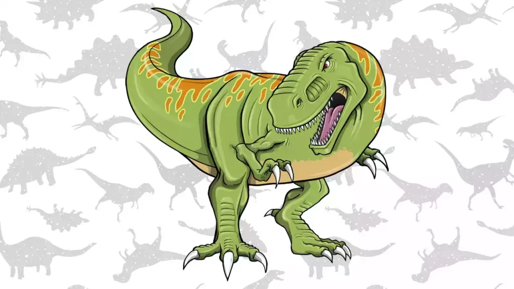 t rex para colorir