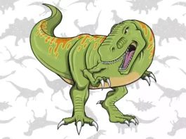 t rex para colorir