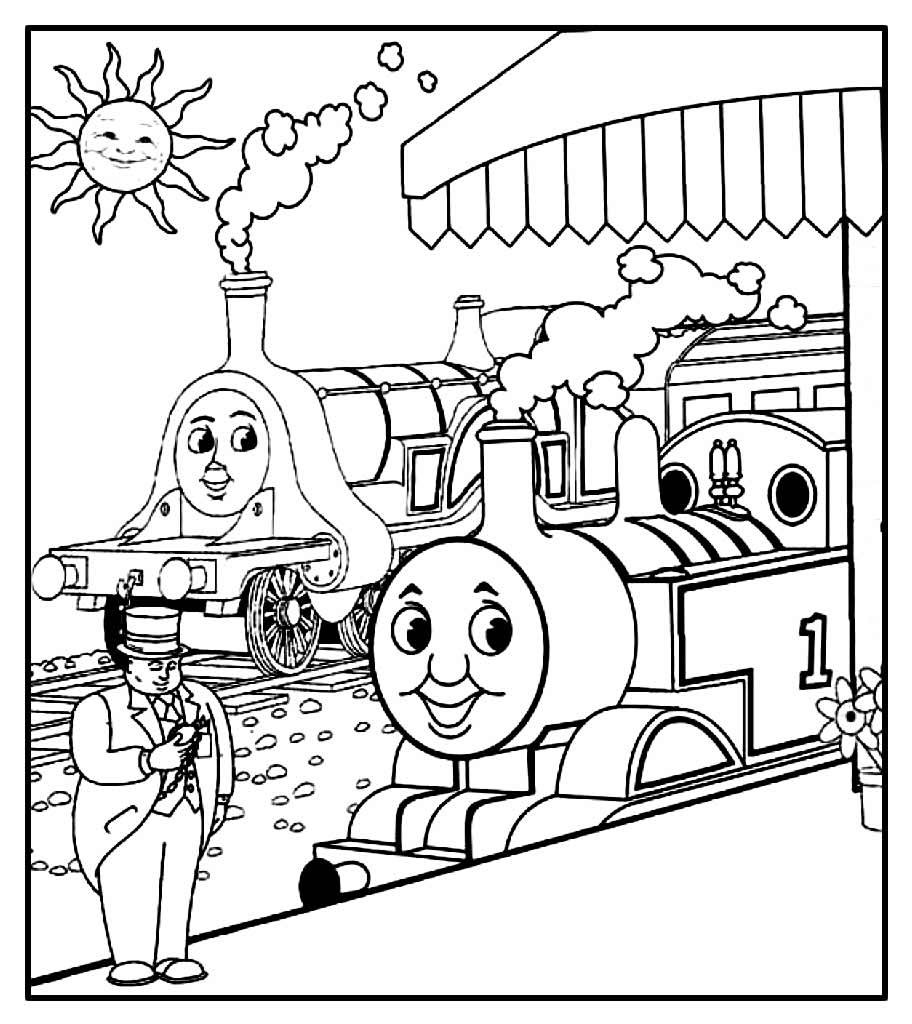 thomas e seus amigos para colorir 10
