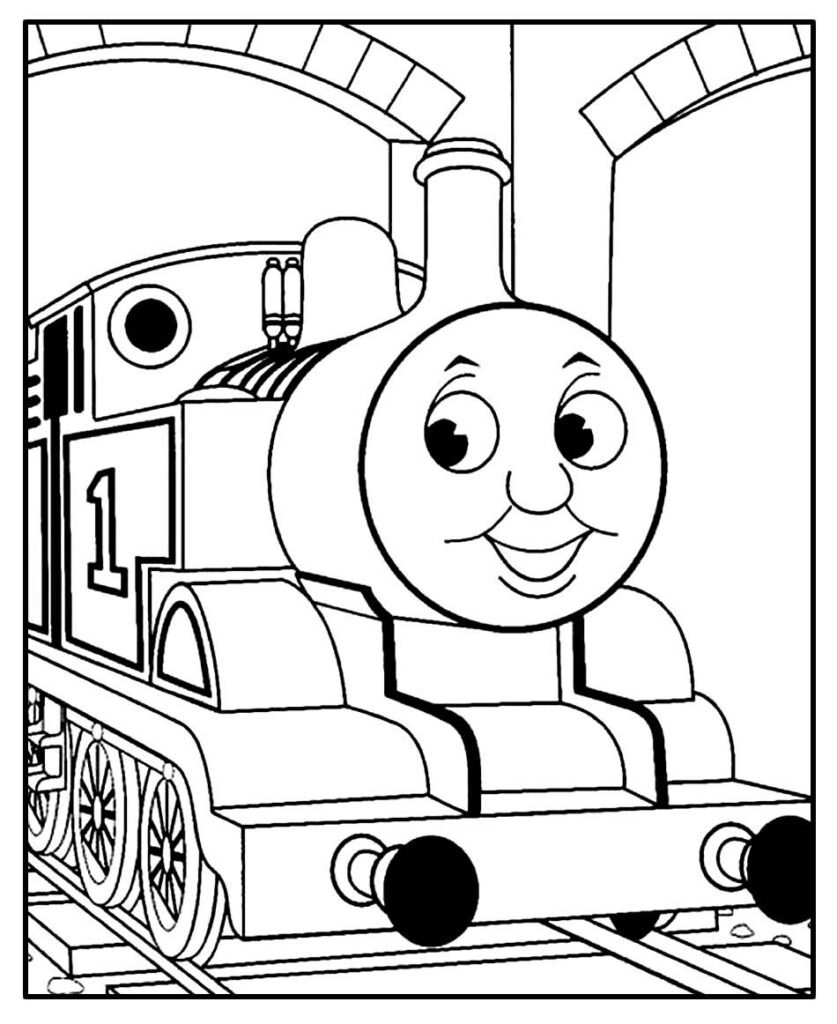 thomas e seus amigos para colorir 5