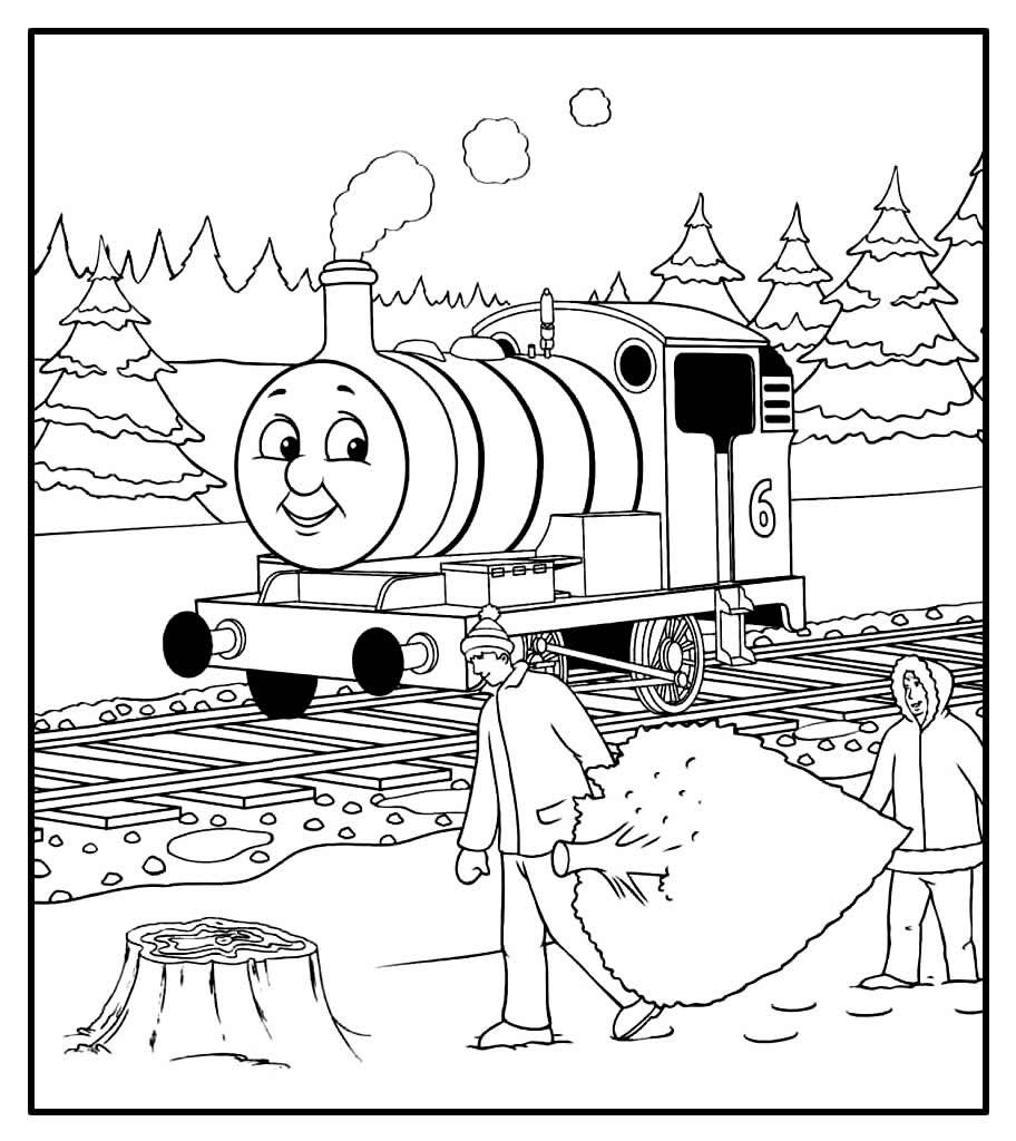 thomas e seus amigos para colorir 9