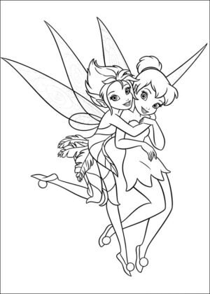 Desenhos da Tinker Bell para Colorir e Imprimir