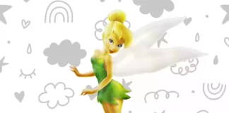 tinker bell para colorir