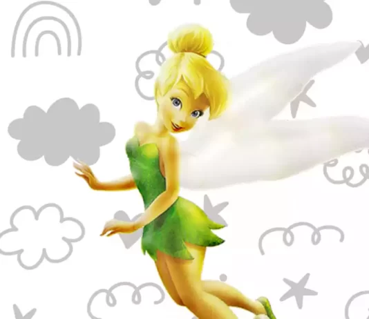 tinker bell para colorir