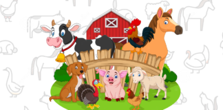 Desenhos de Animais da Fazenda para Colorir e Imprimir animais de fazenda para colorir