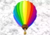 balao para colorir