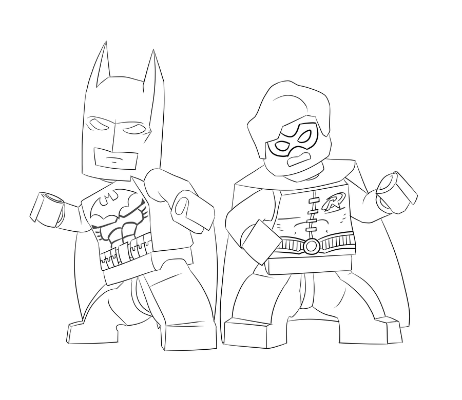 batman e robin lego batman e robin lego