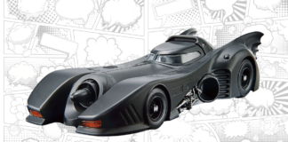 batmovel para colorir