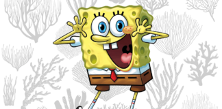 bob esponja para colorir