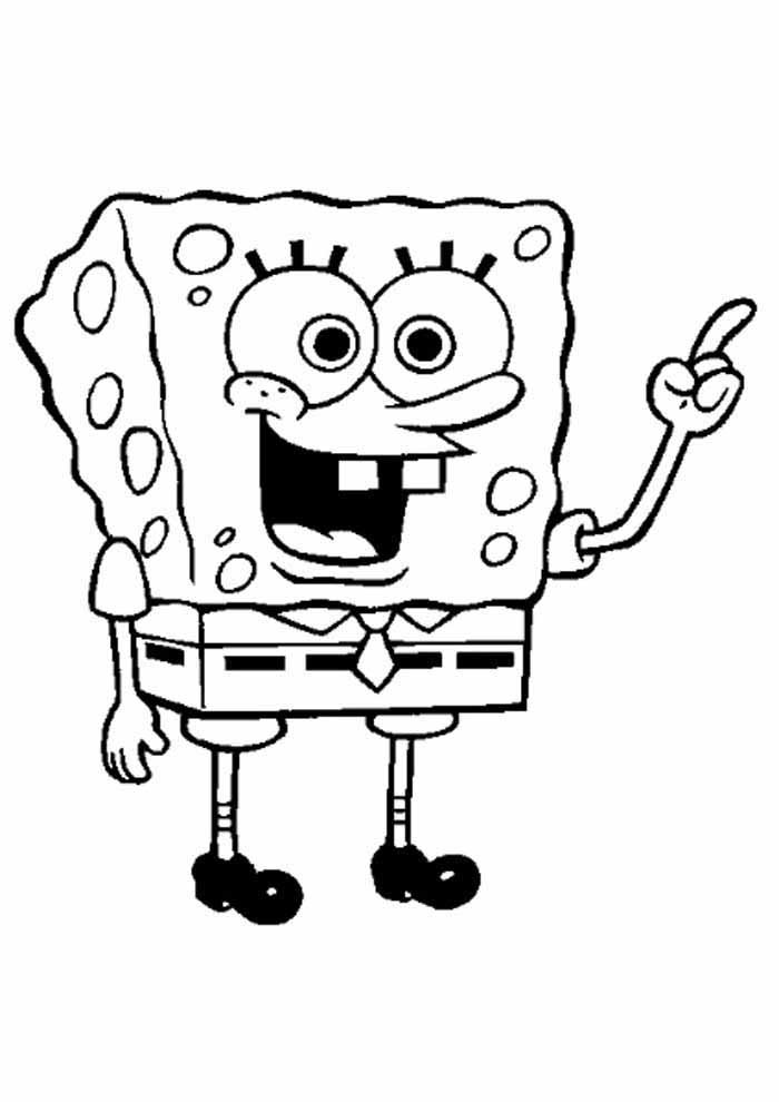 bob esponja para colorir1