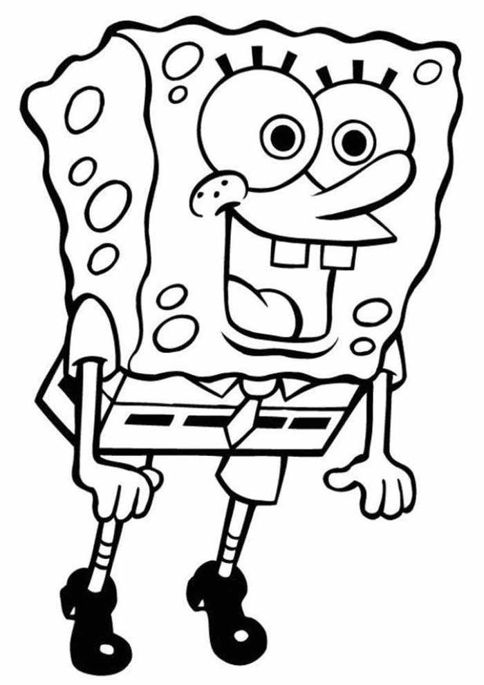 bob esponja para colorir2
