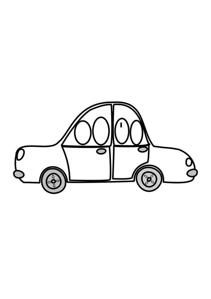 Desenhos de Carrinhos para Colorir e Imprimir