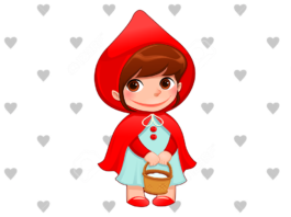 chapeuzinho vermelho para colorir