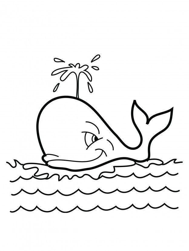 desenho baleia imprimir colorir 16