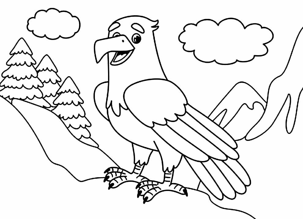 desenho de aguia 12