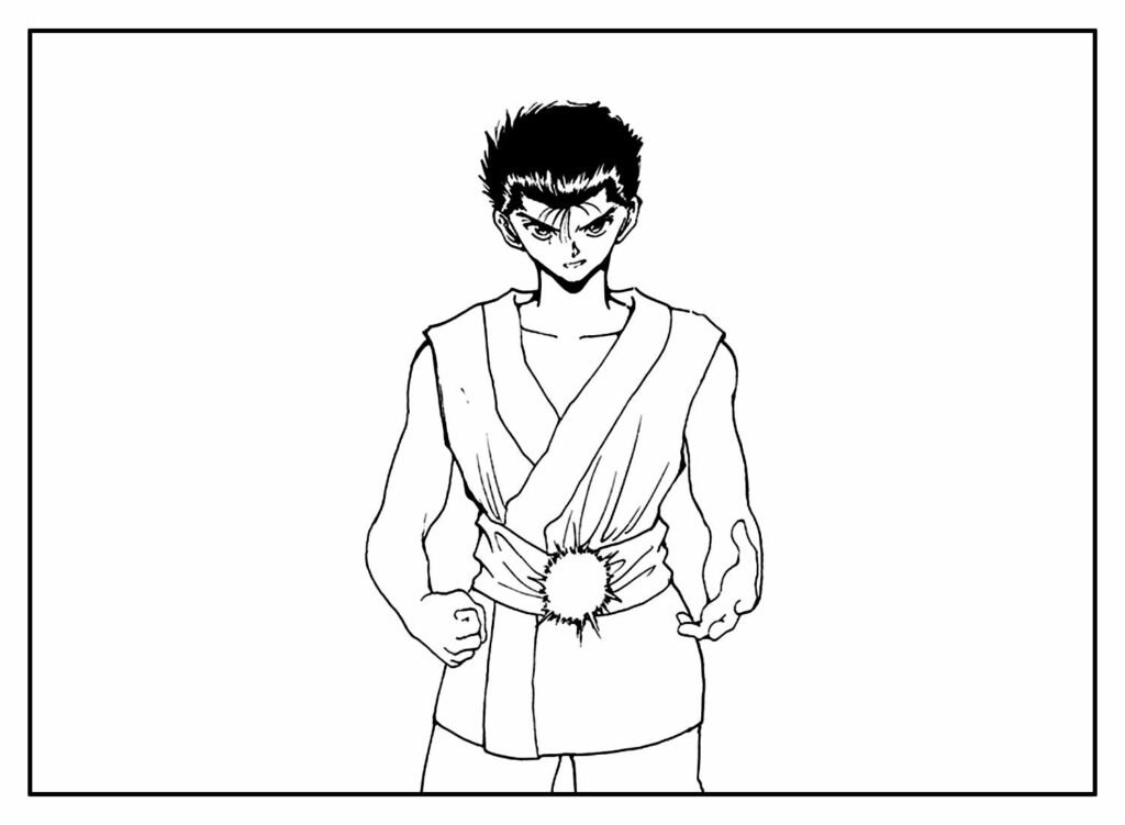 desenho de animes para colorir 11