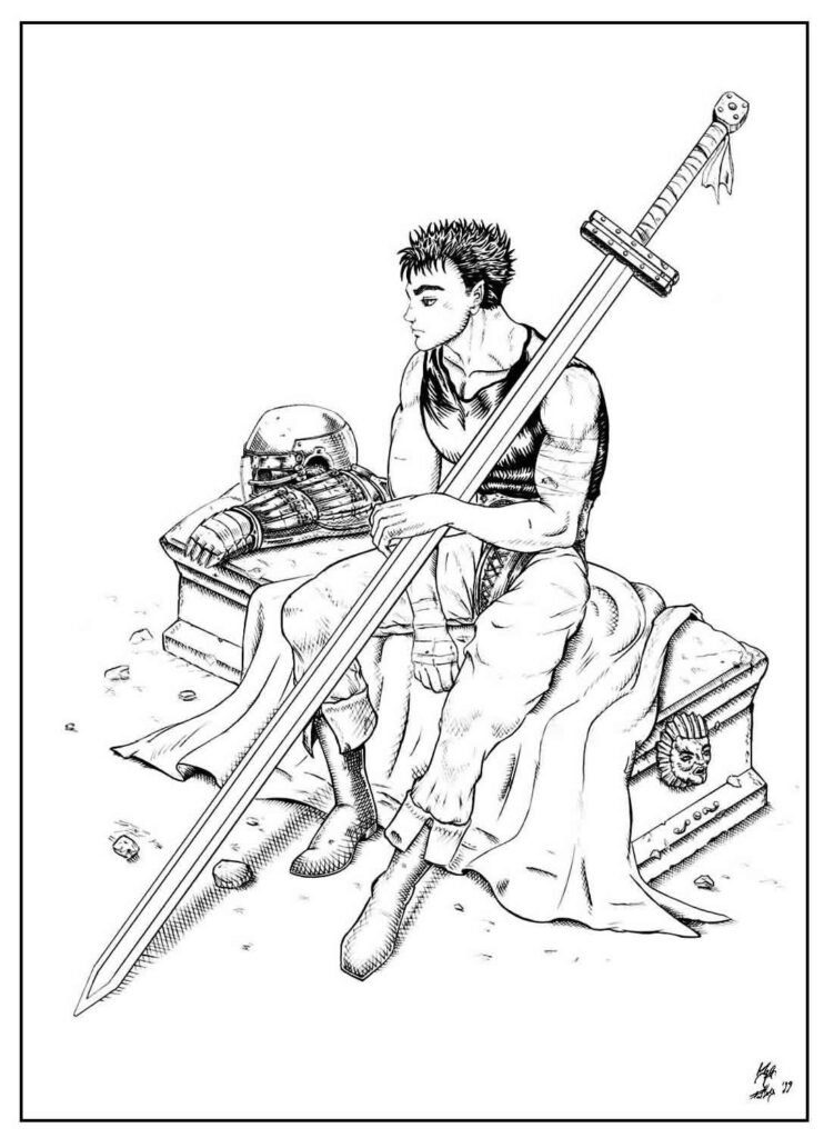 desenho de animes para colorir 30