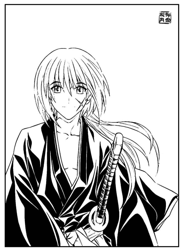 desenho de animes para colorir 41