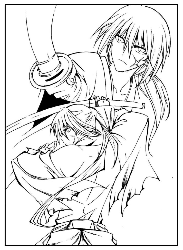desenho de animes para colorir 43