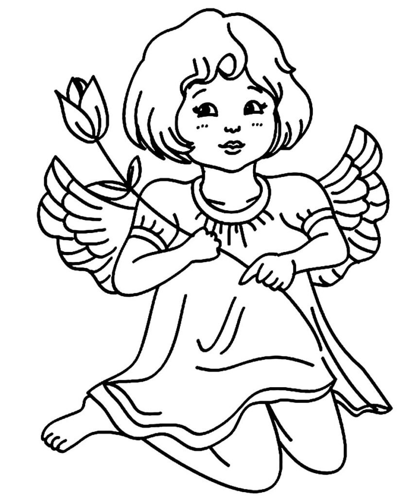 desenho de anjinhos 15
