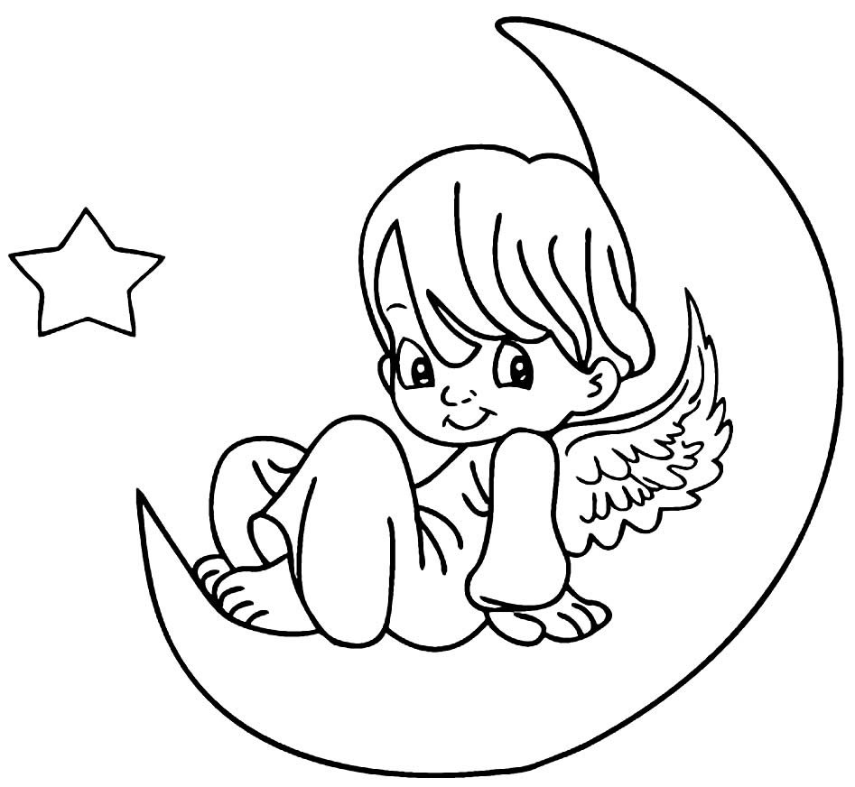 desenho de anjinhos 18