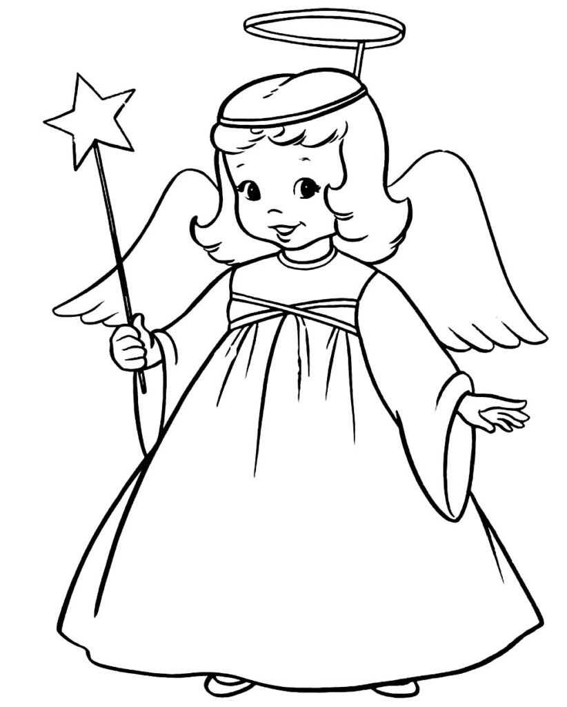 desenho de anjinhos 20