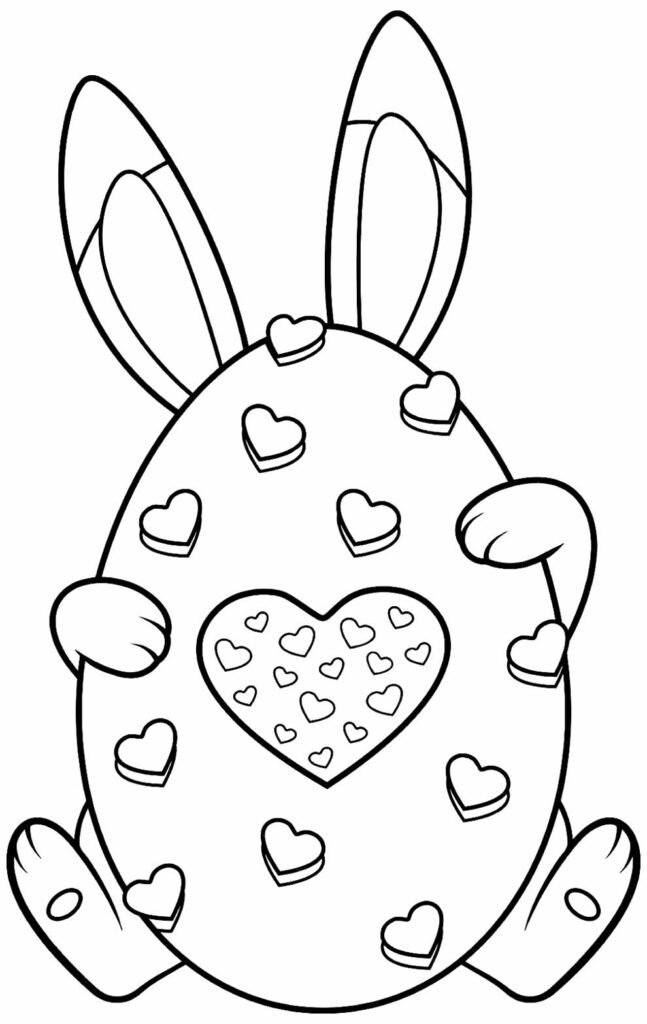 desenho de coelhinho de pascoa lindo 10