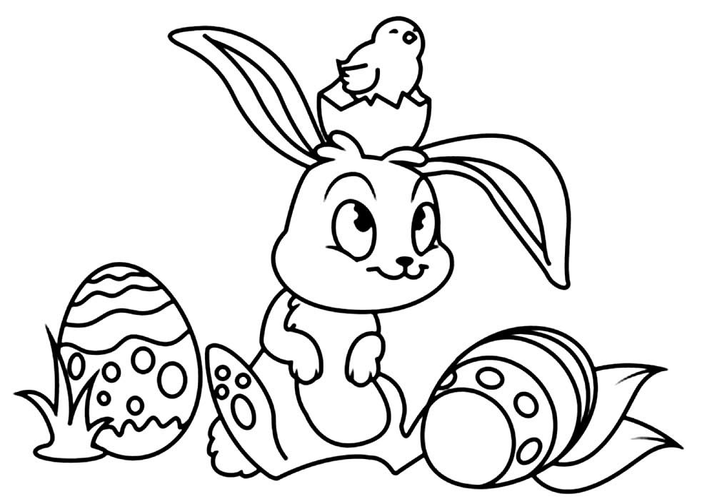 desenho de coelhinho de pascoa lindo 2
