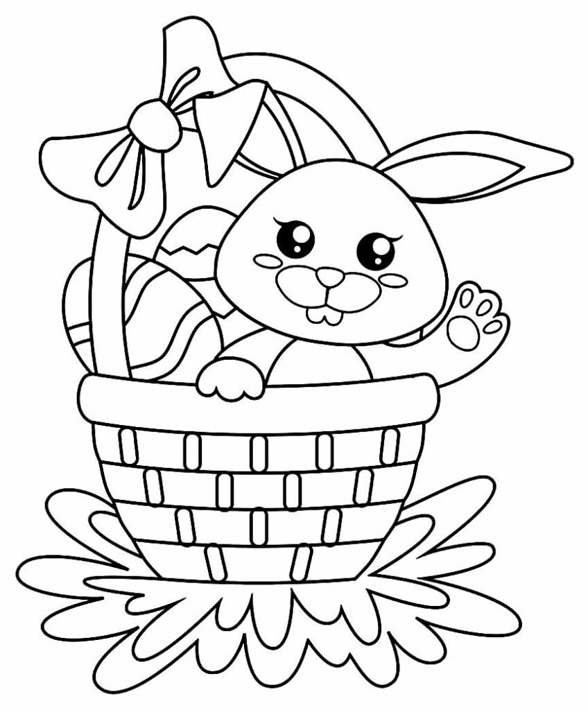 desenho de coelhinho de pascoa lindo 9