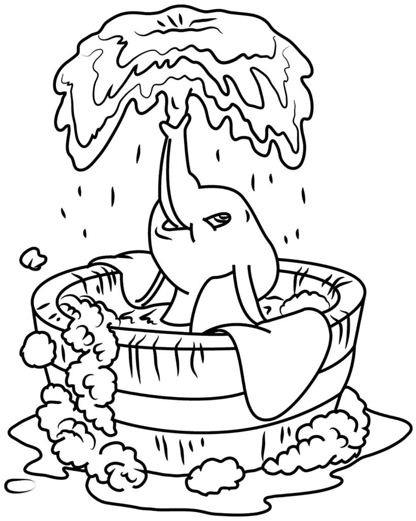 desenho de dumbo 5