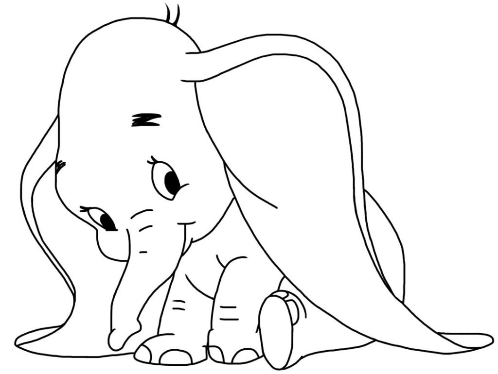 desenho de dumbo 7