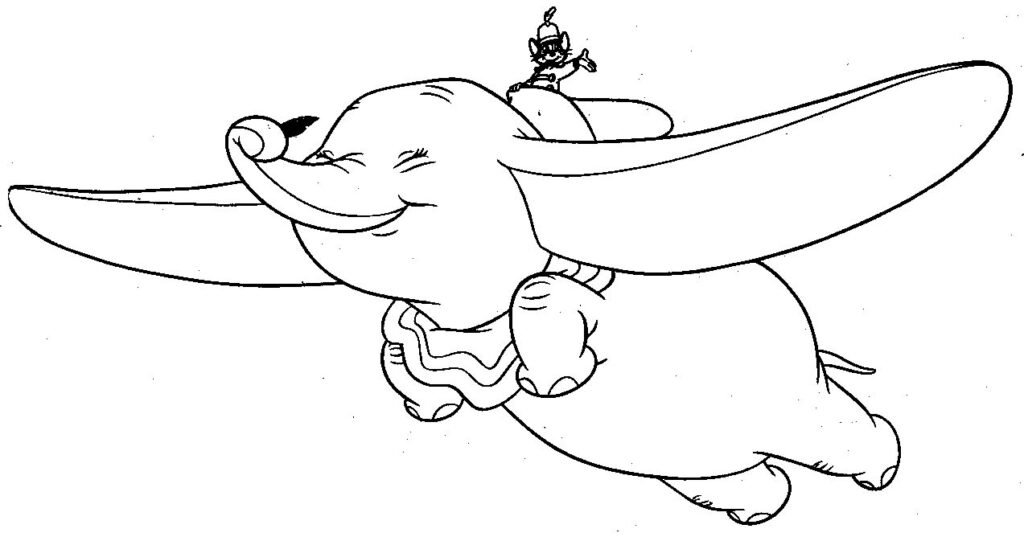 desenho de dumbo 8