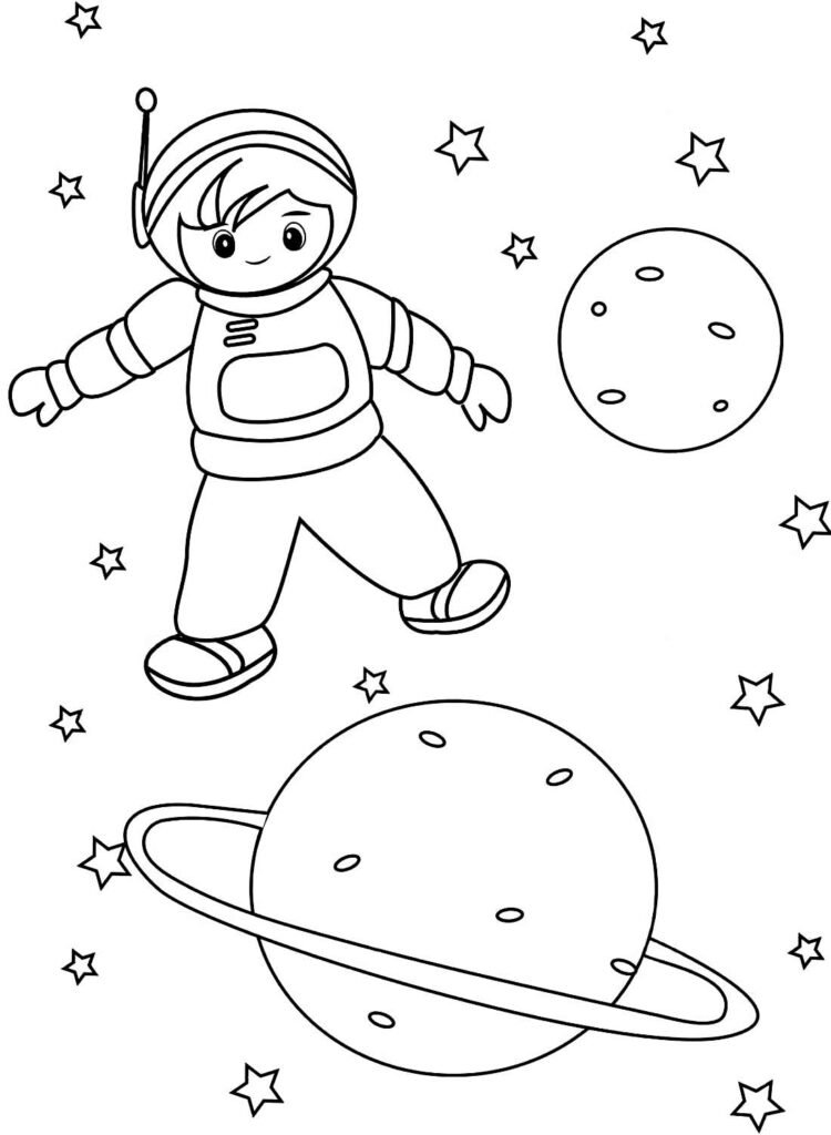 desenho de espaconave para colorir 11