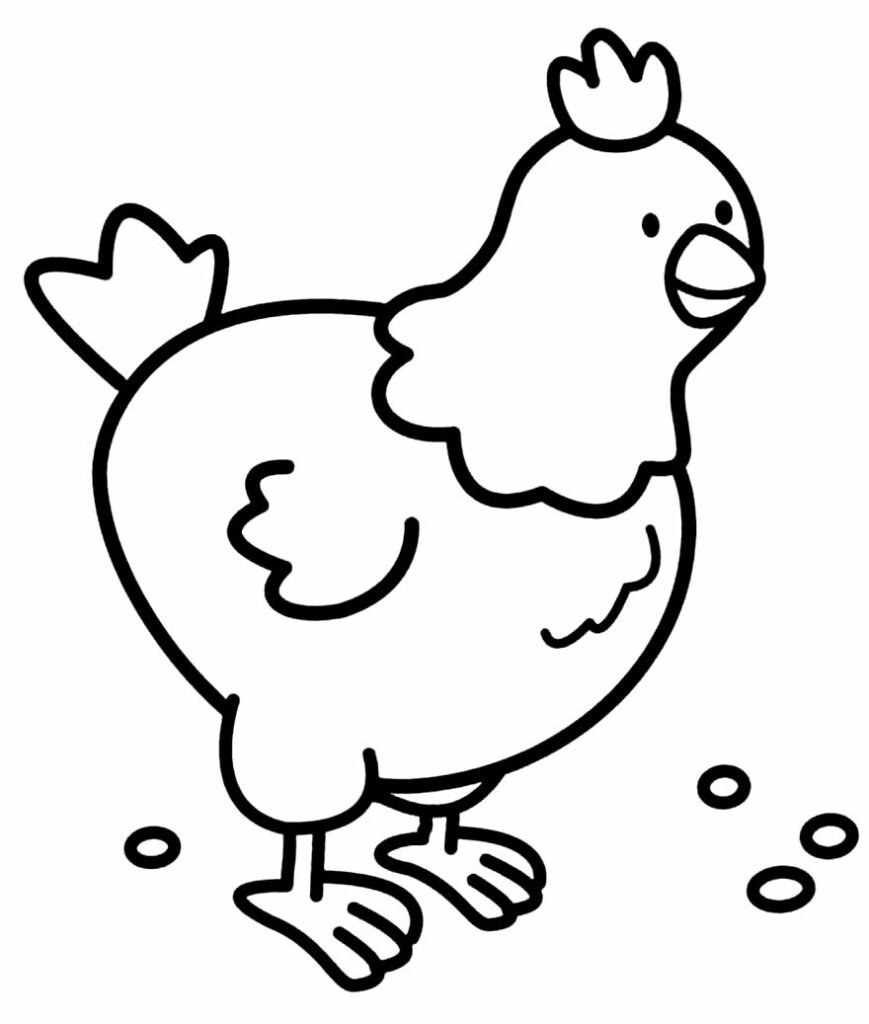 desenho de galinha 10 2