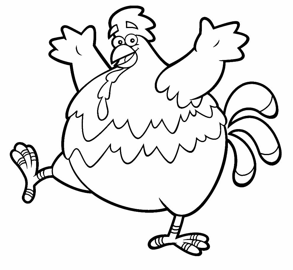 desenho de galinha 11