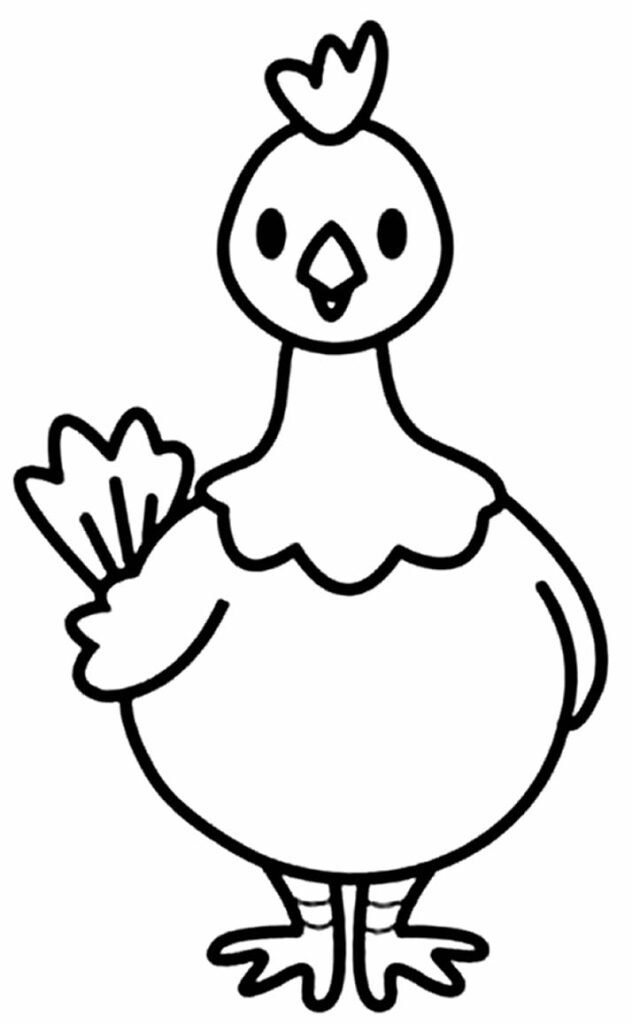 desenho de galinha 12