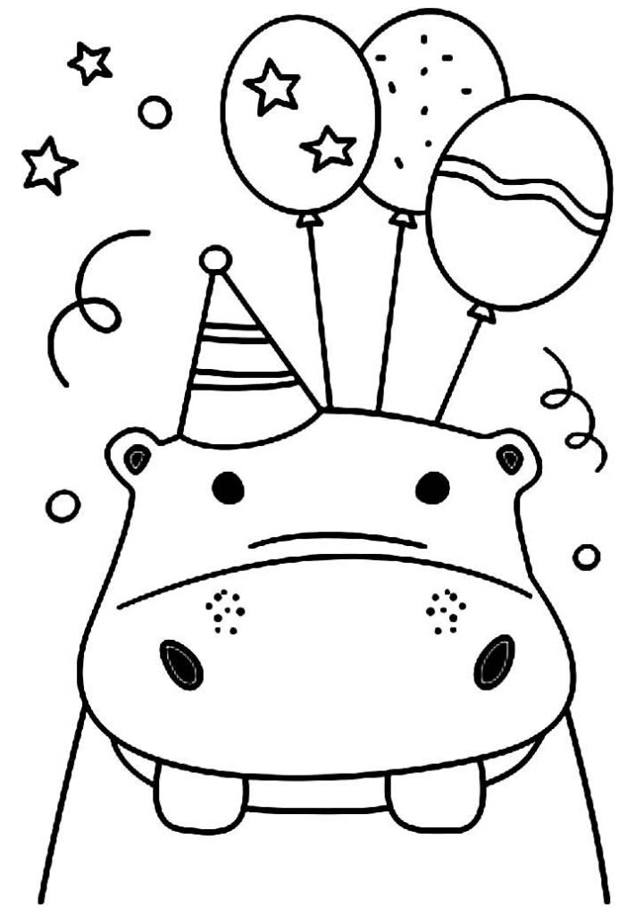 desenho de hipopotamo 4