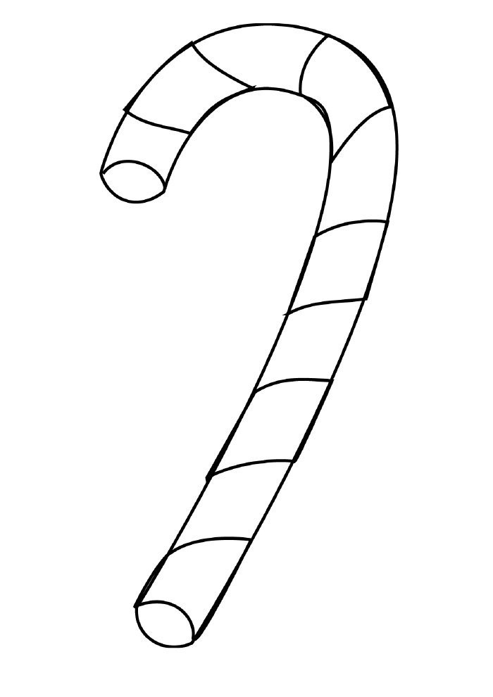 desenho de natal para colorir doce
