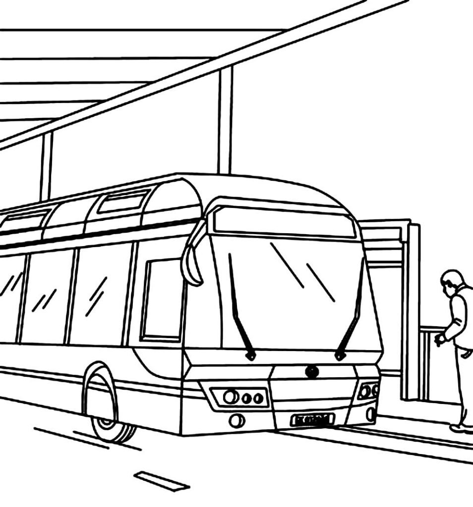 desenho de onibus 10