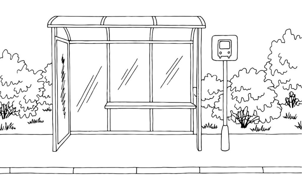 desenho de onibus 12