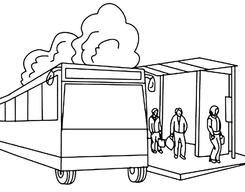 desenho de onibus 16