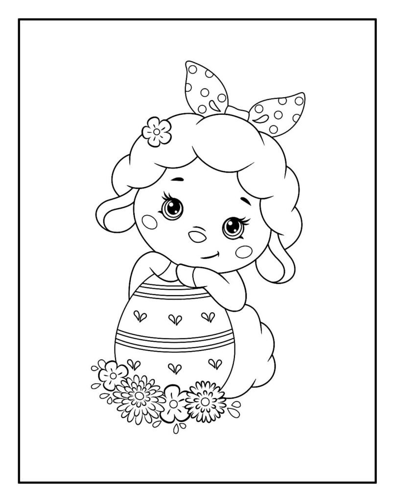 desenho de pascoa para pintar 2