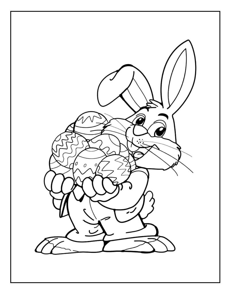 desenho de pascoa para pintar 7