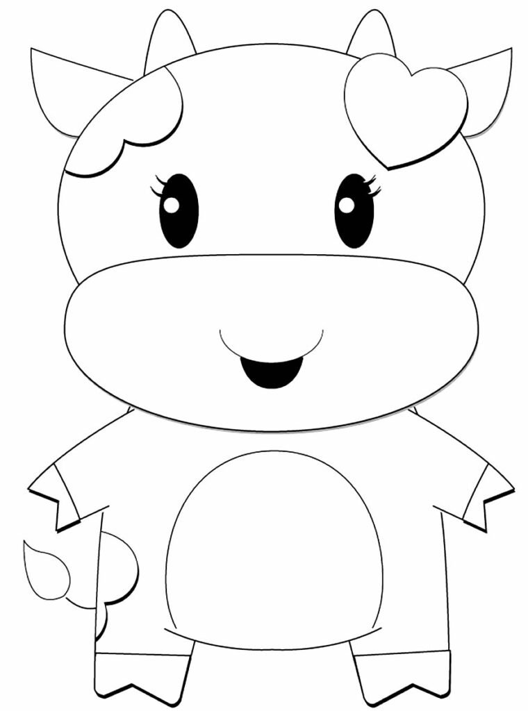 desenho de vaca 9