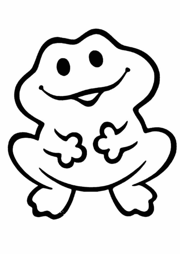 desenho infantil para colorir sapo