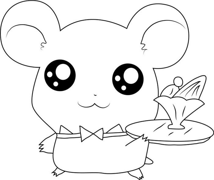 desenho kawaii de animal